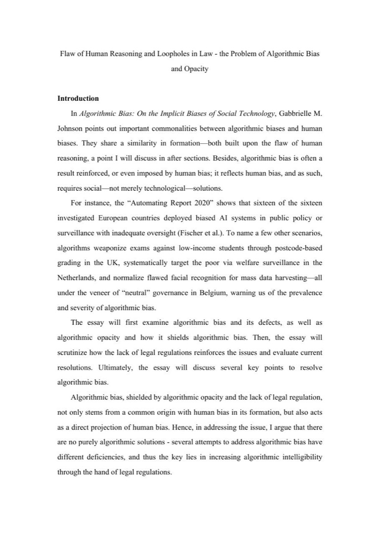 First page of Beyond Transparency